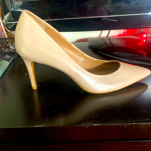 Beige Calvin Klein Heels - Picture 1 of 3